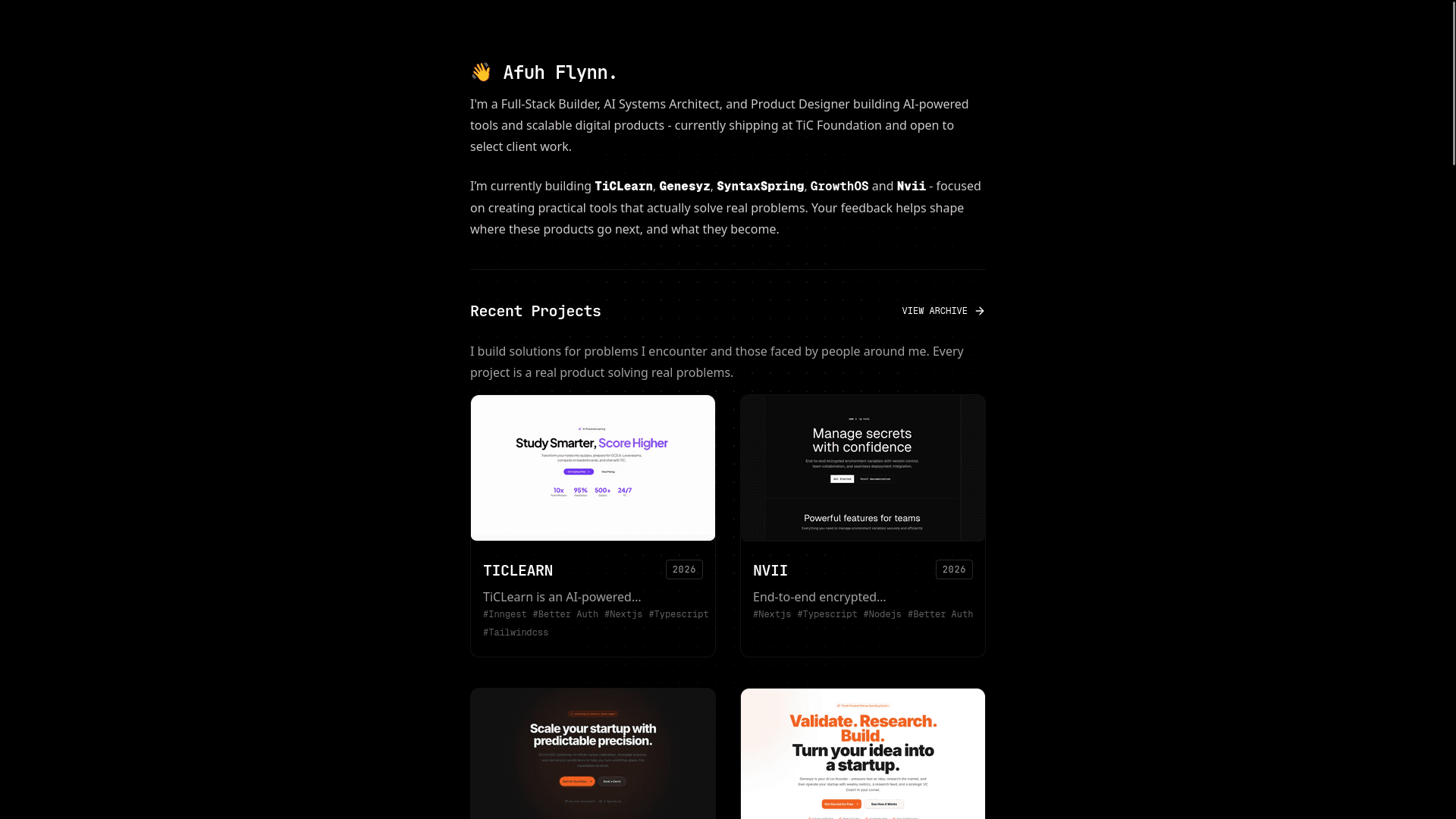 Business Website project preview